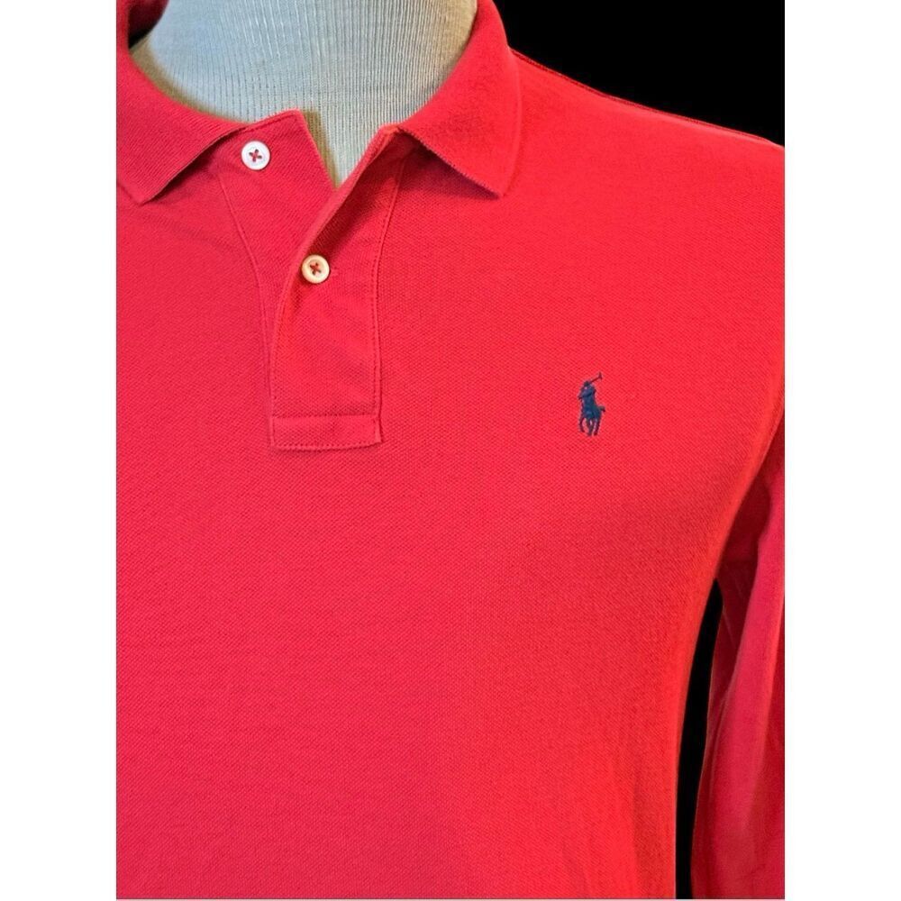 Polo Ralph Lauren Classic Fit Boys Long Sleeve Polo Ref Blue Pony Sz. XL - Picture 4 of 15